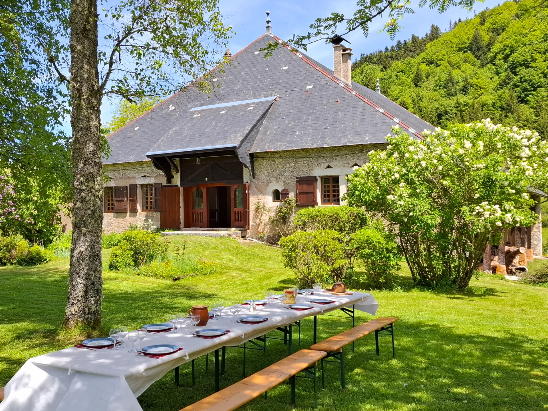 Déjeuner à la Grange chartreuse Golet Ravaud