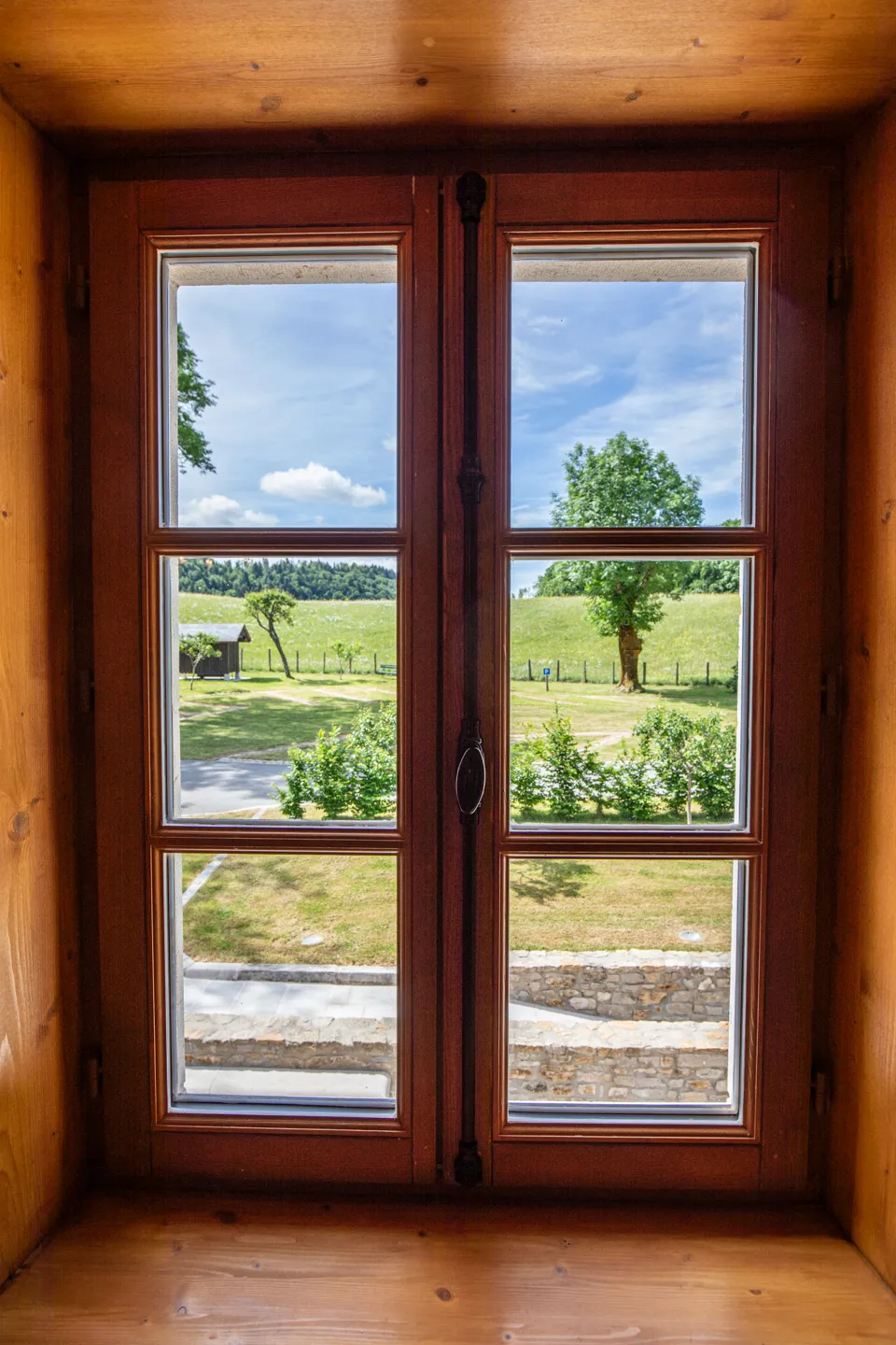Bedroom window at the Tour