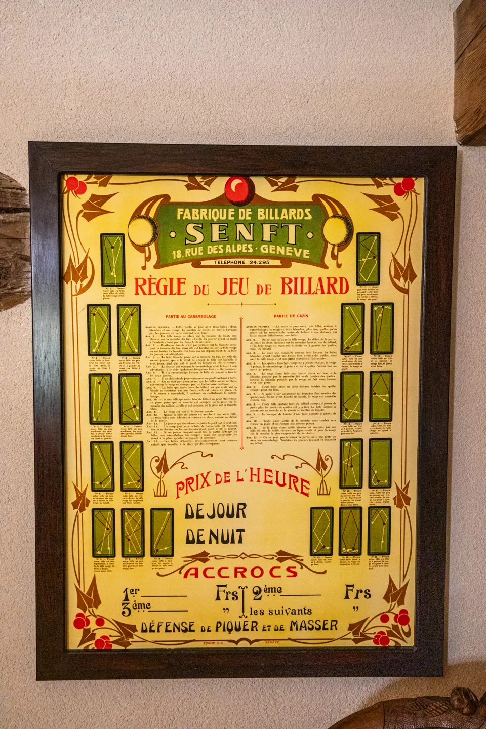 Billiards rules
