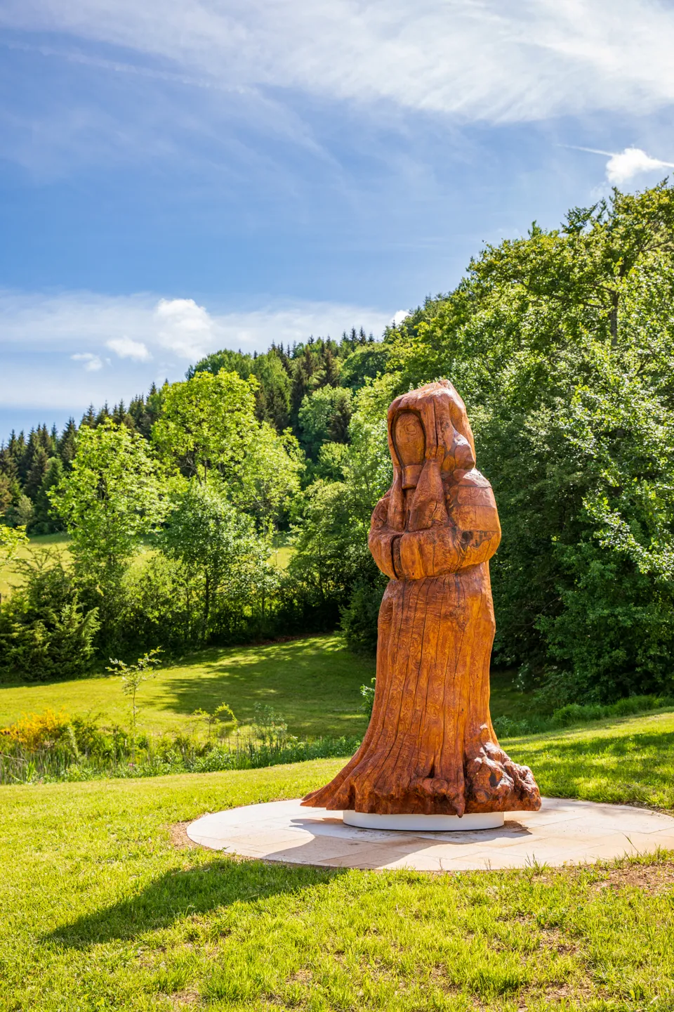 Sculpture at Ferme de la Tour
